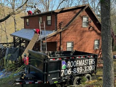 Cabin Roof Installation