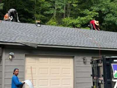 New Asphalt Roofing Shingle Installation